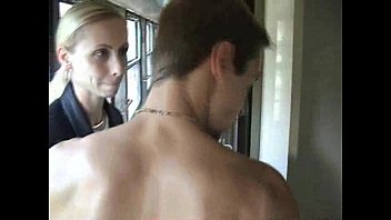 Fucking a skinny blonde in a nice coupe with cum ending in her mouth