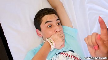 A girl caught her roommate jerking off and gave herself to a young boy